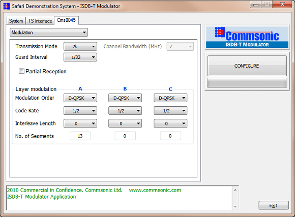 ISDB-T modulator Safari plug-in